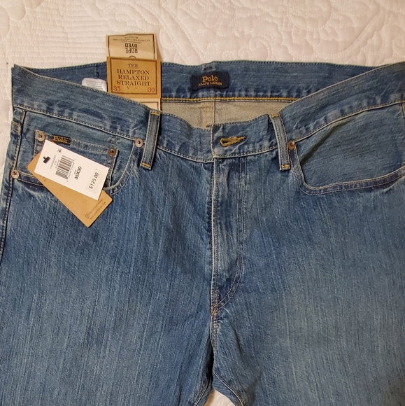 Polo Ralph Lauren Denim Jeans,Men Size 35W 30L - Picture 2 of 10